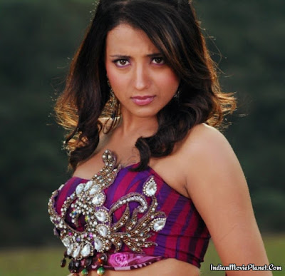 trisha hot navel showing hot  images 