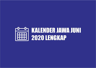 Kalender jawa juni 2020