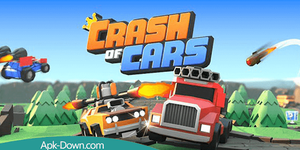 تحميل لعبة Crash of Cars Apk او تحطم السيارات مهكرة اخر اصدار