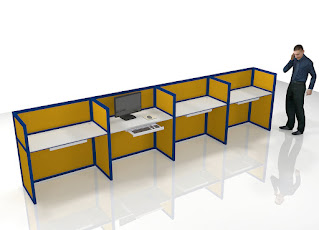 Kontraktor Furniture Meja Partisi Kantor Jumlah Banyak