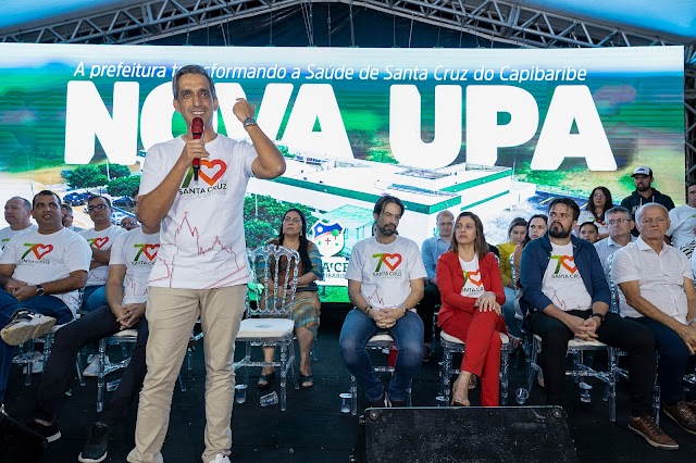 “Olhar para os invisíveis é a nossa missão”, declara Fábio Aragão, na inauguração da nova UPA 24H de Santa Cruz do Capibaribe