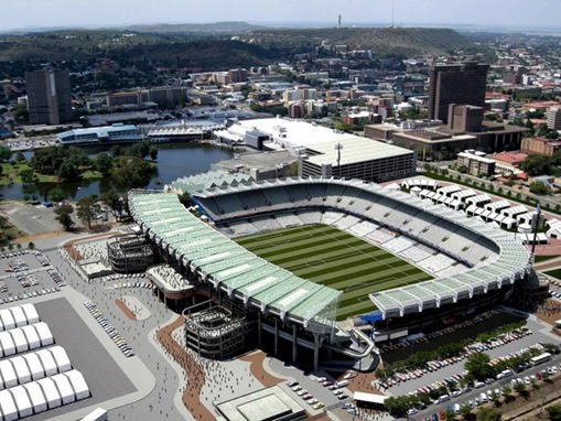 Stadiums for World Cup Soccer 2010 South Africa- Durban, Johannesburg, Bloemfontein, Nelspruit, Polokwane, Rustenburg, Pretoria, Cape Town 