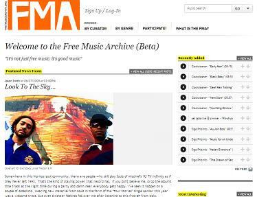 free music archive free music online music for web producers licencing licensing