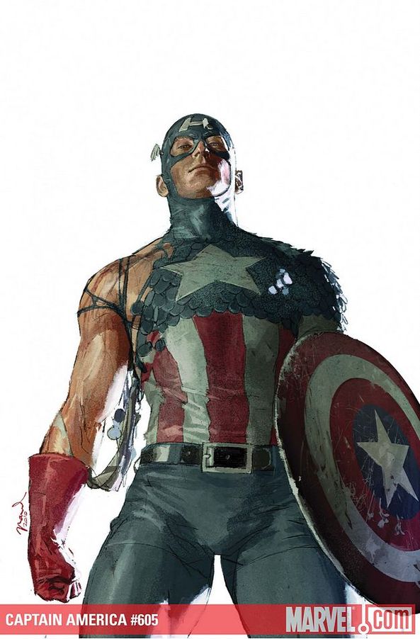  Brubaker and his conclusion to "Two Americas" in Captain America #605.