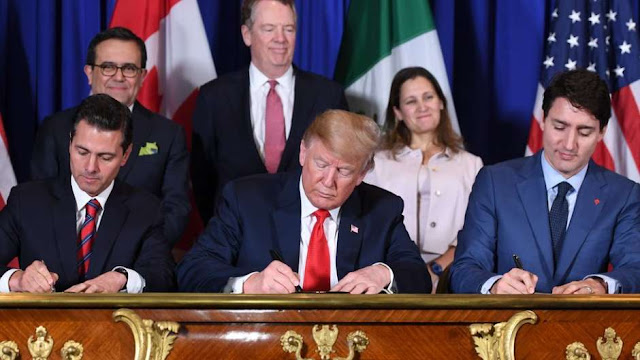 presidentes-firma-tratado-usmca-mexico-usa-canada