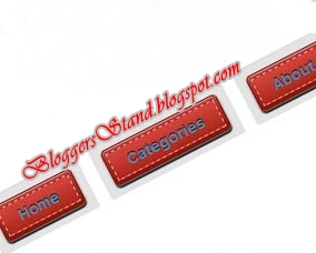 Add Red Colour Style CSS3  Navigation Menu Bar for blogger