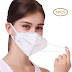 5 Pcs KN95 Face Mask, 5-Layer Safety Mask for Blocking Dust Air Pollution, Breathable and Comfortable Health Mask, Filtration Efficiency of Non-oily Particles More than 95%.