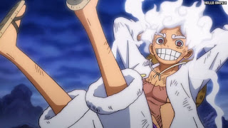 ワンピース アニメ 1072話 ルフィ ギア5 かっこいい ニカ Luffy GEAR 5 NIKA | ONE PIECE Episode 1072