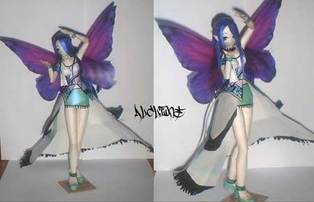 Anime Fairy Papercraft Nathaly