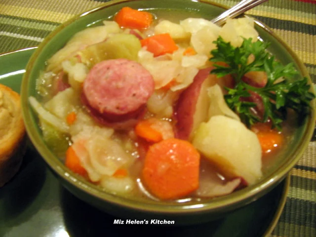 Cabbage and Sausage Stew atMiz Helen's Country Cottage