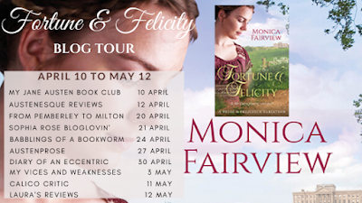 Blog tour: Fortune and Felicity by Monica Fairview