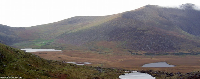 Vista desde el Conor Pass de Dingle