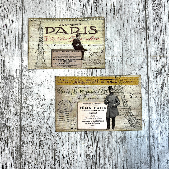 Faux French Postcards
