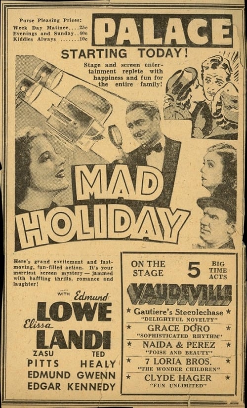 [HD] Mad Holiday 1936 Pelicula Online Castellano