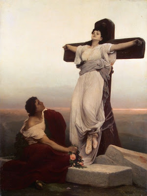 Mujeres crucificadas Crucified women martir cristiana