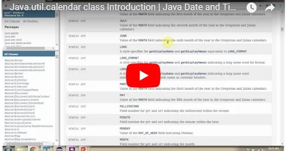 JAVA EE: Java.util.calendar class | Java Date and Time | Date and Time ...