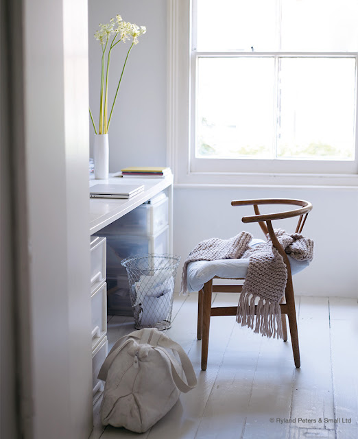 Beautiful minimal simple interior design in room by Mark and Sally Bailey