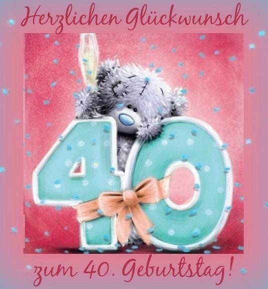 Herzlichen Glückwunsch zum 40 Geburtstag! - ツ ...