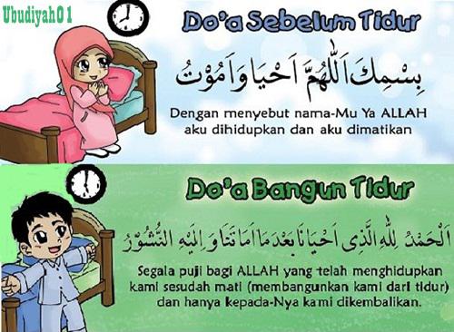 Bacaan Doa Sebelum Dan Sesudah Bangun Tidur Arab Latin Dan Artinya