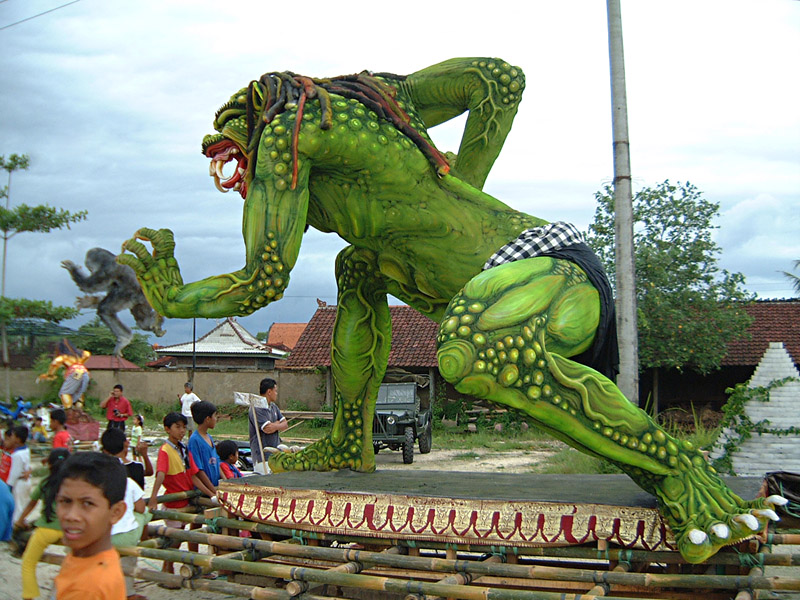 Foto Gambar  Ogoh  Ogoh  Terbagus dan Terbesar di Bali 