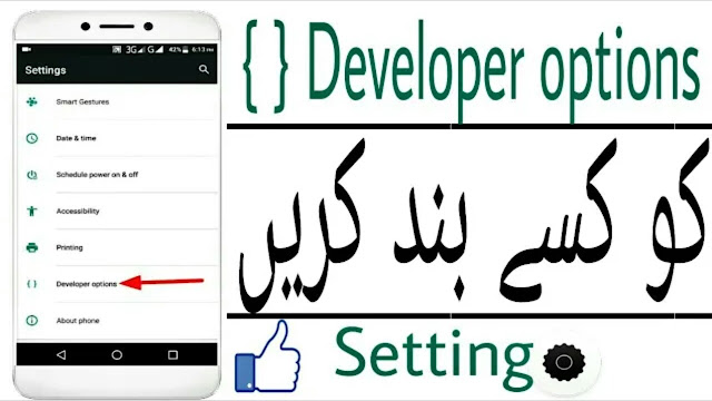 Mobile developer options disable Android Hindi