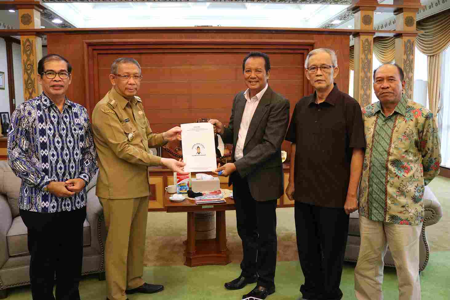 kunjungan Dewan Adat Dayak Provinsi Kalimantan Barat