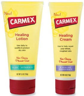 Carmex Lotion and Healing Cream