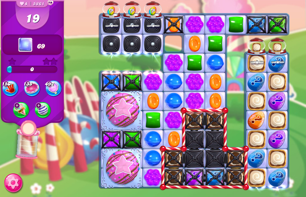 Candy Crush Saga level 5861