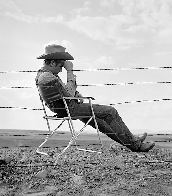 Fotografías de James Dean en el rodaje de Gigante