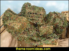 Warrior tactical Camo netting - Military Tarps Army Theme bedrooms - Military bedrooms camouflage decorating  - Army Room Decor - Marines decor boys army rooms - Airforce Rooms - camo themed rooms - Uncle Sam Military home decor - military aircraft bedroom decorating ideas - boys army bedroom ideas - Military Soldier - Navy themed decorating