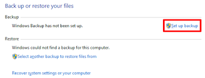 Backup Data Komputer Windows 7 Set backup