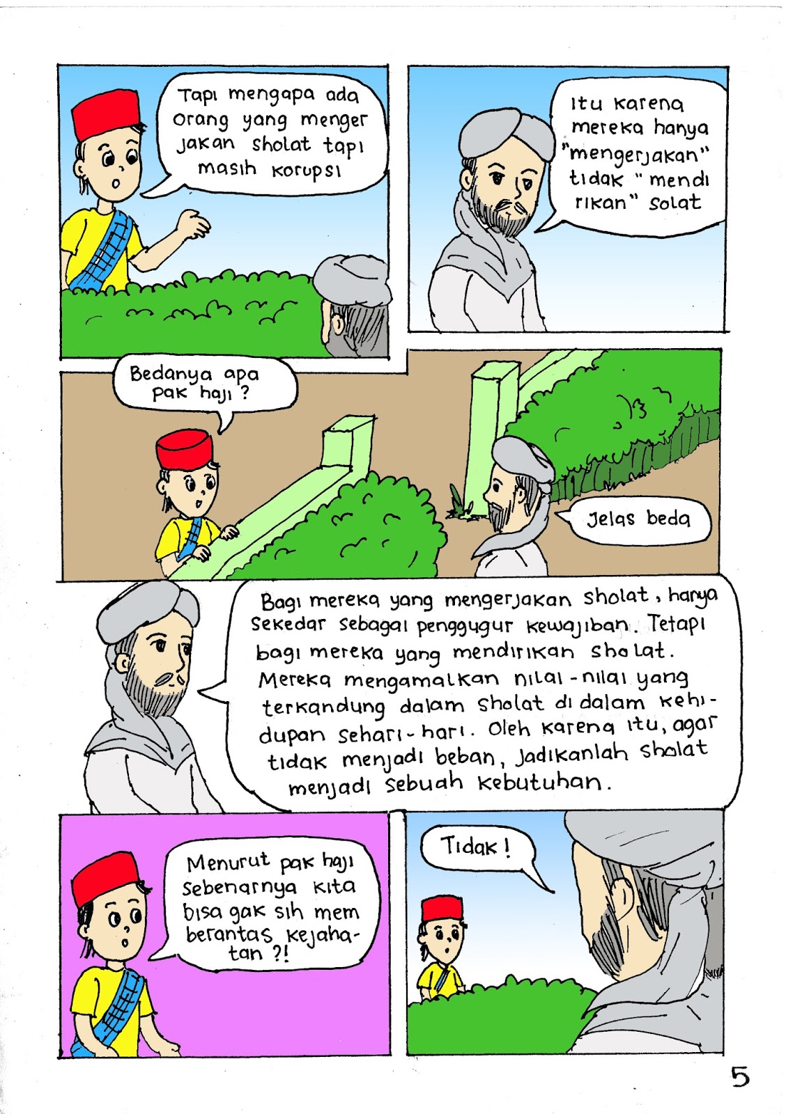  Komik  Islami  Kenapa Kita Sholat KimiNoru