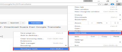 Cara Download Suara Dari Google Translate (Format mp3)