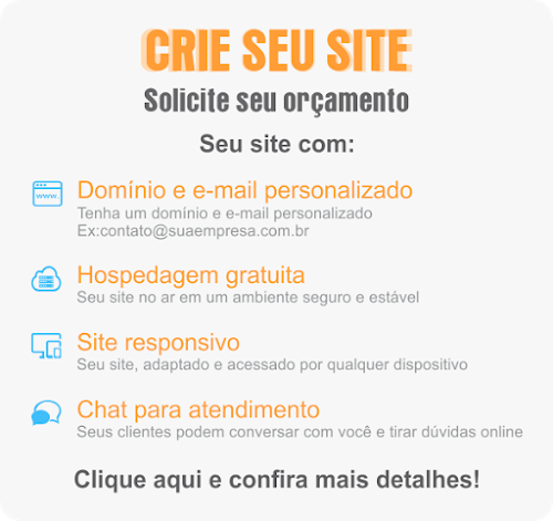 Solicite seu orçaamento!