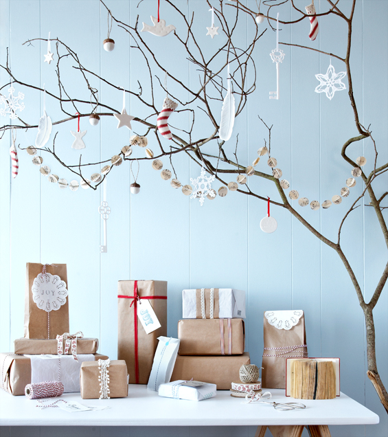 eco wrap xmas οικολογικά χριστούγεννα πακέτα περιτύλιγμα χαρτί ιδέες προτάσεις εύκολες