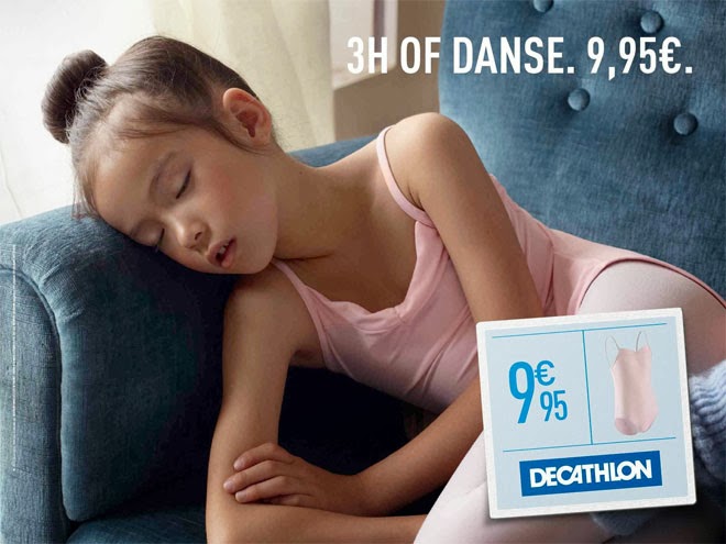 Decathlon niños cansados danza