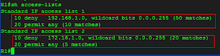 show access-list