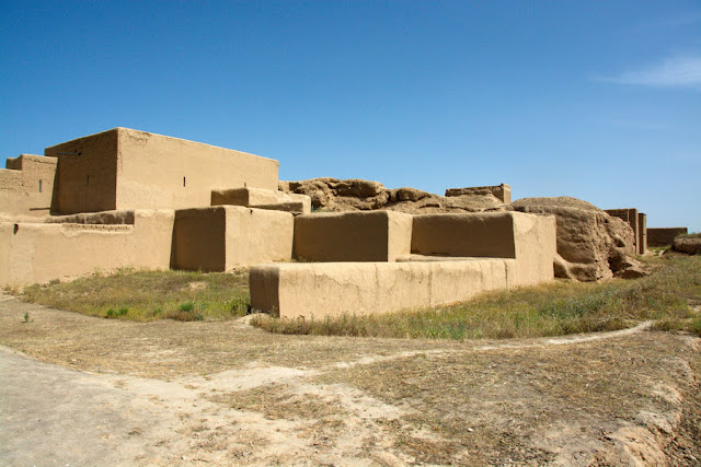 Turkmenistan, mud, banco, adobe