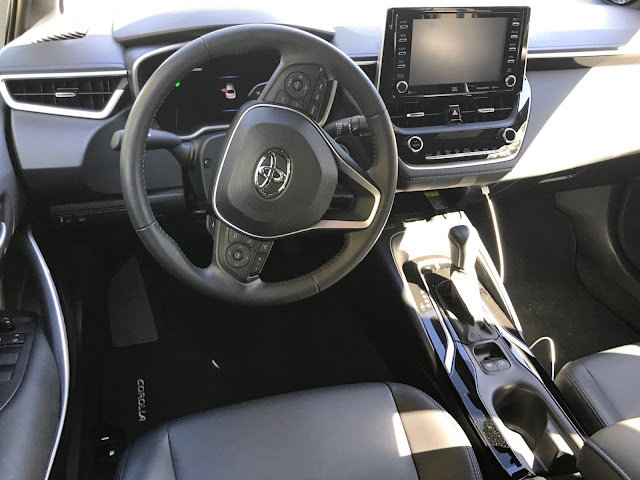Interior view of 2020 Toyota Corolla XSE