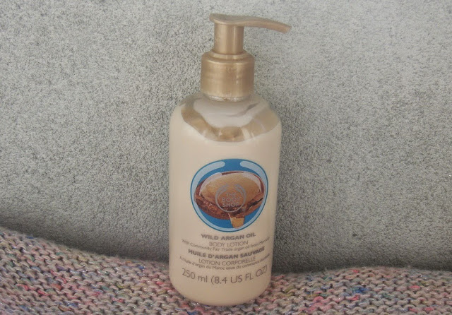 The Body Shop, Wild Argan Oil Body Lotion.