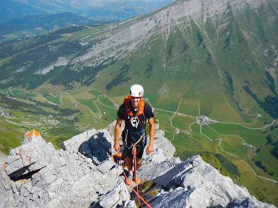 Escalade Arête à Marion, Pointes de la Blonnière