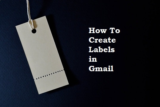 Creating labels in gmail