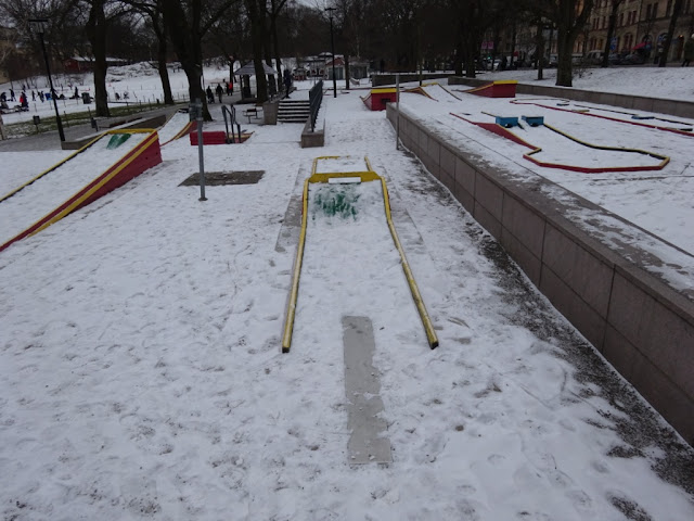 Minigolf course at the Vasaparken in Vasastan