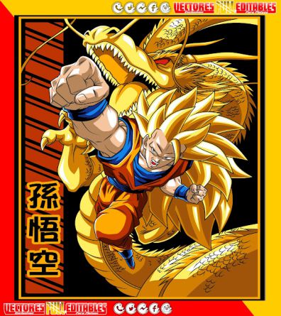 Personajes editables de Dragon ball Goku Modificado Dragon