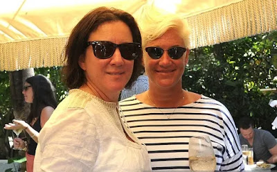 Koren Grieveson with her partner Anne