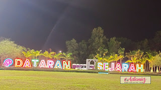 Dataran Sejarah Ayer Keroh berwajah baru | Rekreasi dengan anak-anak dalam suasana indah warna-warni di malam hari