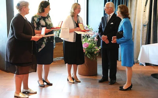 King Carl Gustaf and Queen Silvia, Finnish President Sauli Niinistö and First Lady Jenni Haukio