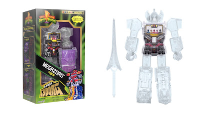 Mighty Morphin Power Rangers Super Cyborg Megazord Clear Edition Figure by Super7