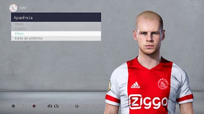 PES 2021 Faces Davy Klaassen