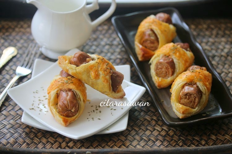 Pastry Puff Sosej ~ Resepi Terbaik